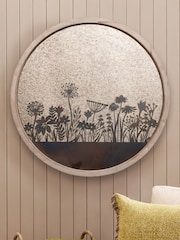 Voyage Maison Fleure Et Faune Circle Antique Mirror - Bild 2 von 5