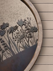 Voyage Maison Fleure Et Faune Circle Antique Mirror - Bild 4 von 5