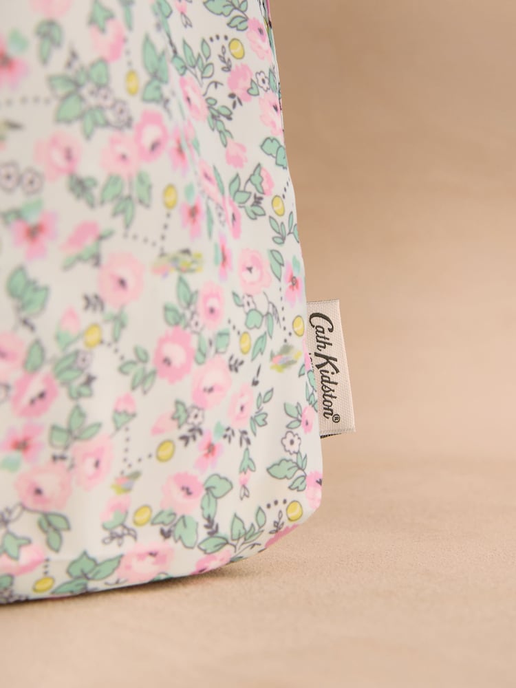 Cath Kidston Green Floral Tennis Print Foldaway Shopper - Image 3 of 3