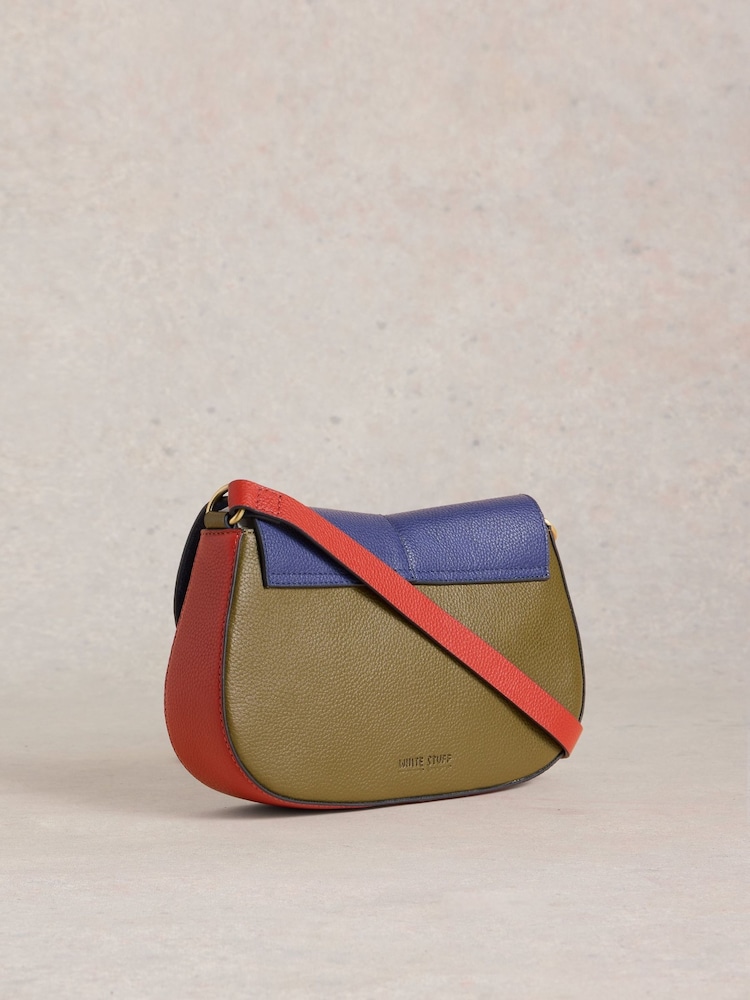 White Stuff Blue Silvy Lock Cross-Body Bag - Image 2 of 4