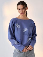 self. Grey Slouch Denim Jort Shorts - Image 6 of 16