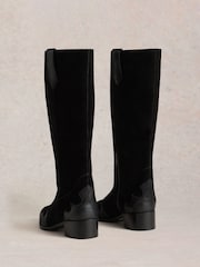 White Stuff Black Whitney Western Knee High Boots - Image 3 of 5
