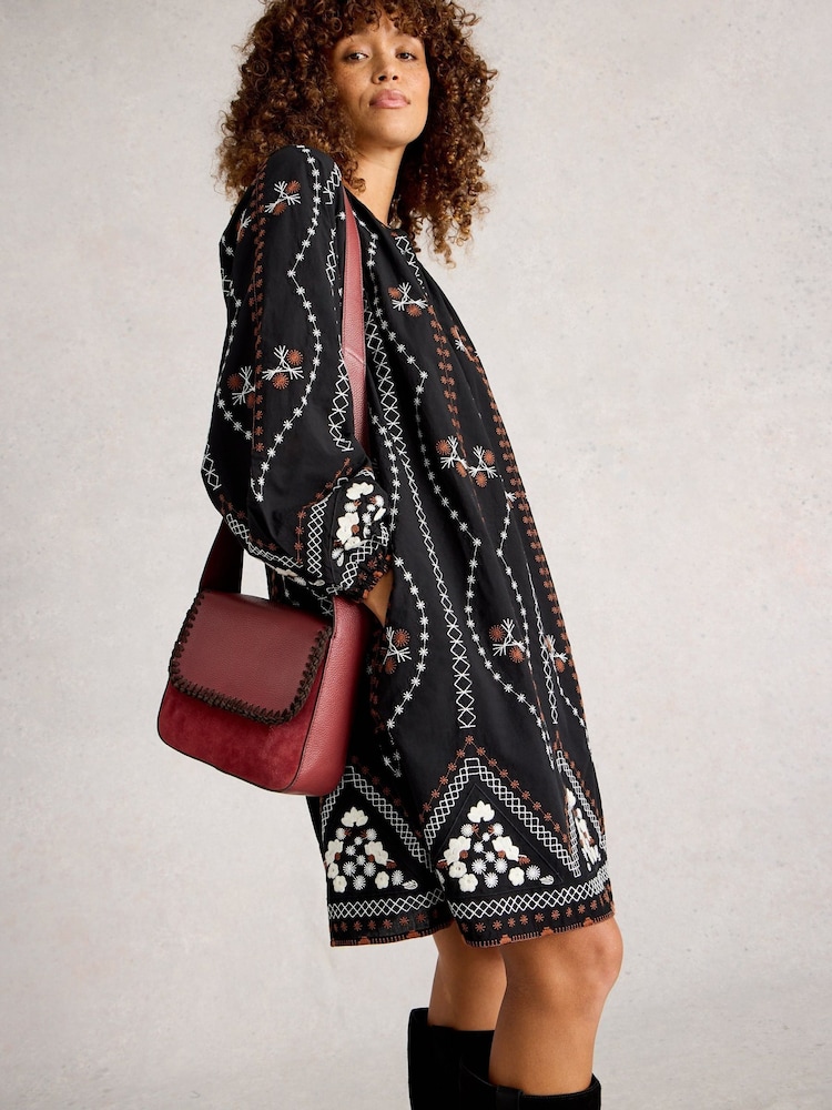 White Stuff Red Isabelle Satchel Bag - Image 5 of 5