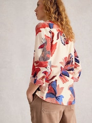 White Stuff White Sophie Printed Shirt - Image 2 of 6
