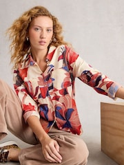 White Stuff White Sophie Printed Shirt - Image 4 of 6