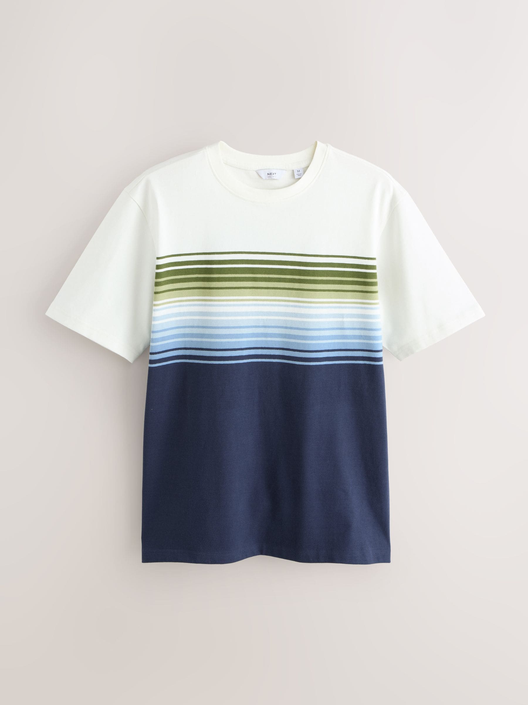 Buy Blue Ombre Block T-Shirt from the Next UK online shop