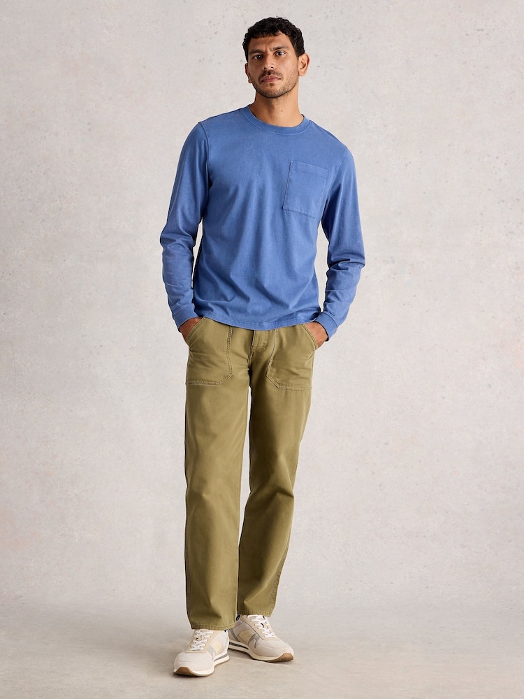 White Stuff Blue Accleton Long Sleeve T-Shirt - Image 1 of 6 White Stuff Blue Accleton Long Sleeve T-Shirt - Image 1 of 6