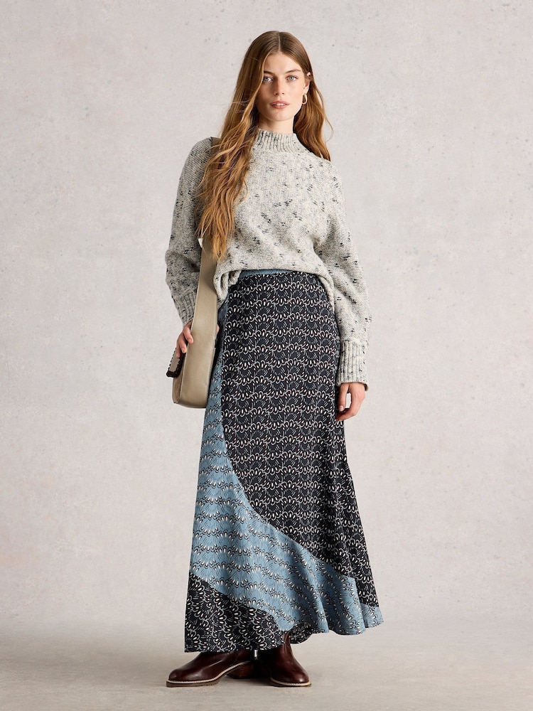White Stuff Blue Sara Maxi Skirt - Image 1 of 6