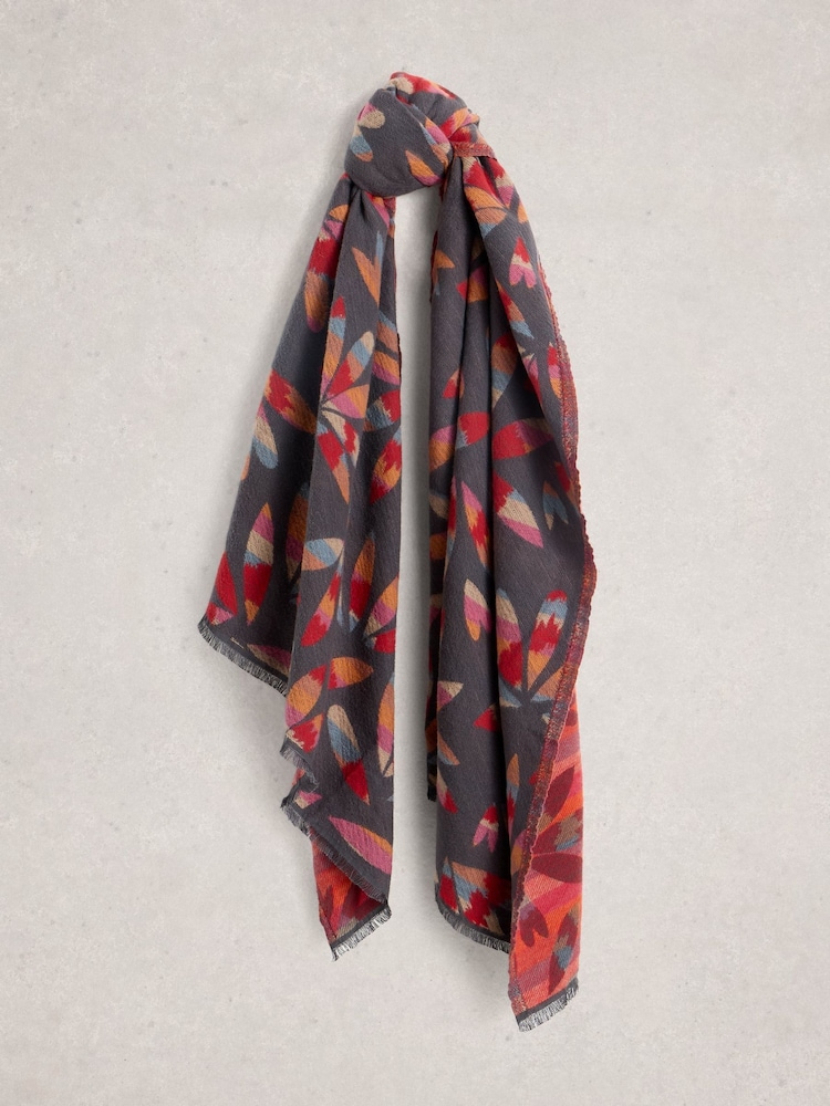 White Stuff Grey Selma Midweight Scarf - Image 1 of 3