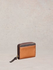 White Stuff Orange Cerys Zip Around Purse - Image 1 of 4