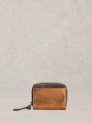 White Stuff Orange Cerys Zip Around Purse - Image 3 of 4