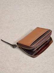 White Stuff Orange Cerys Zip Around Purse - Image 4 of 4
