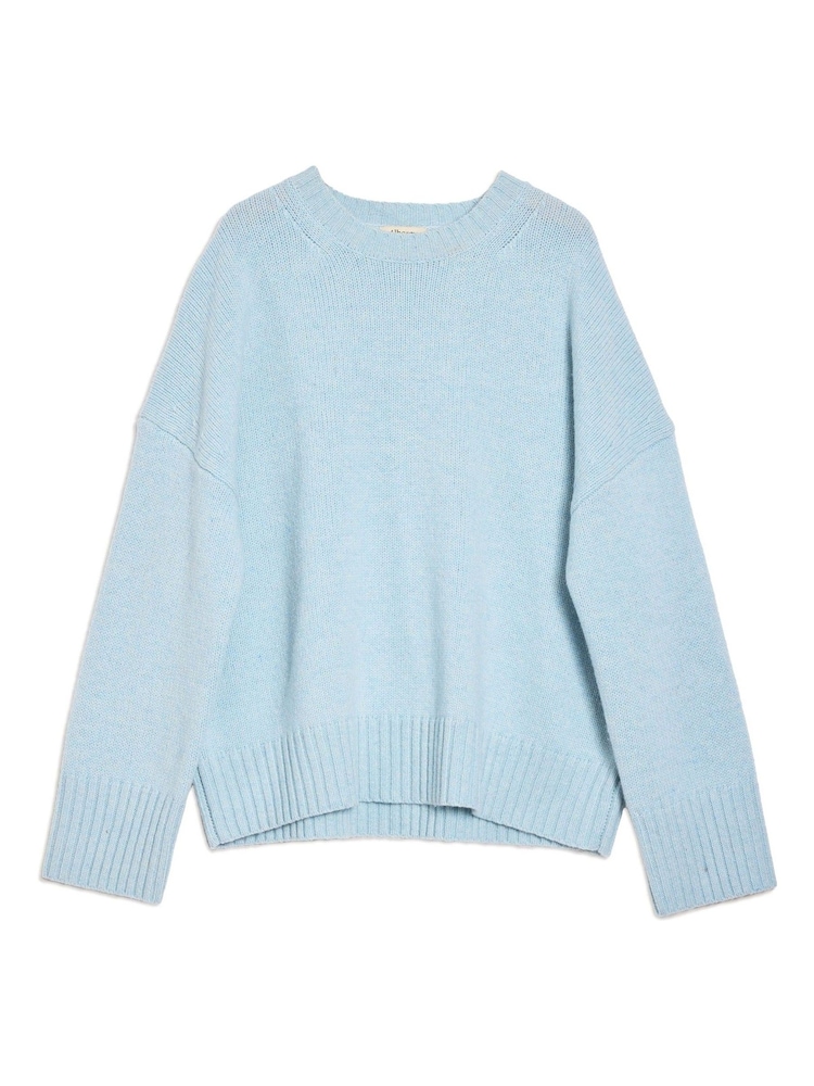 Albaray Blue Merino Wool Jumper - Image 4 of 4 Albaray Blue Merino Wool Jumper - Image 4 of 4