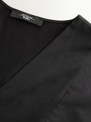Weekend MaxMara Black Tartufo Jersey Mix Kimono Midi Dress - Image 3 of 5