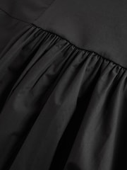 Weekend MaxMara Black Tartufo Jersey Mix Kimono Midi Dress - Image 4 of 5