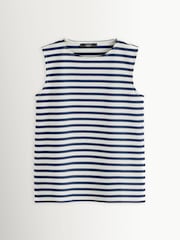 Weekend MaxMara Blue Multih Striped Tank Top - Image 1 of 5