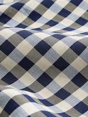 Weekend MaxMara Blue Strano Loose Fit Gingham Blouse - Image 8 of 10