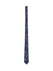 Skopes Blue Floral Silk Tie and Pocket Square Set - Image 3 of 4
