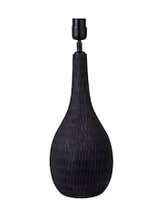 Pacific Black Ioan Engraved Wood Bottle Table - Image 6 of 6