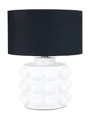 Pacific White Large Serenity Bobbled Ceramic Ceiling Light - Image 6 of 6