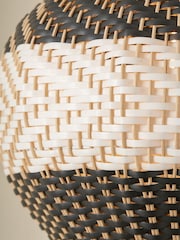 Pacific Black Rattan Woven Pendant Ceiling - Image 3 of 6