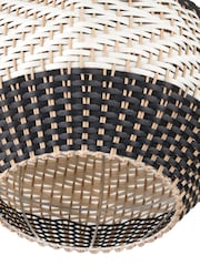 Pacific Black Rattan Woven Pendant Ceiling - Image 6 of 6