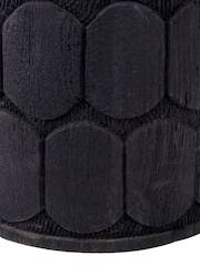 Pacific Black Cezara Embossed Wood Wide Table - Image 6 of 6