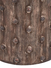 Pacific Grey Kali Textured Dot Stoneware Table - Image 6 of 6