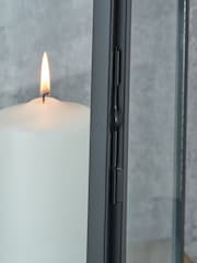 Pacific Lifestyle Black Glass Rectangular Candle Holder - Image 3 of 6