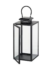 Pacific Lifestyle Black Glass Rectangular Candle Holder - Image 5 of 6