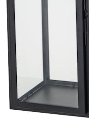 Pacific Lifestyle Black Glass Rectangular Candle Holder - Image 6 of 6