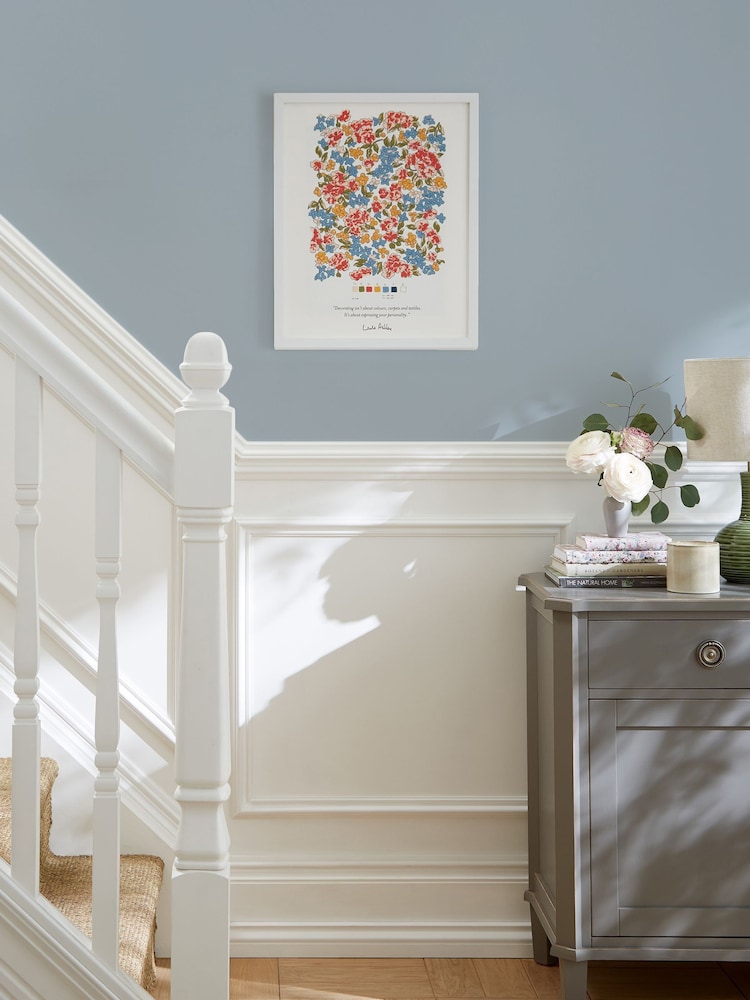 Laura Ashley White Northrop Bloom Large Frame - Image 1 of 4