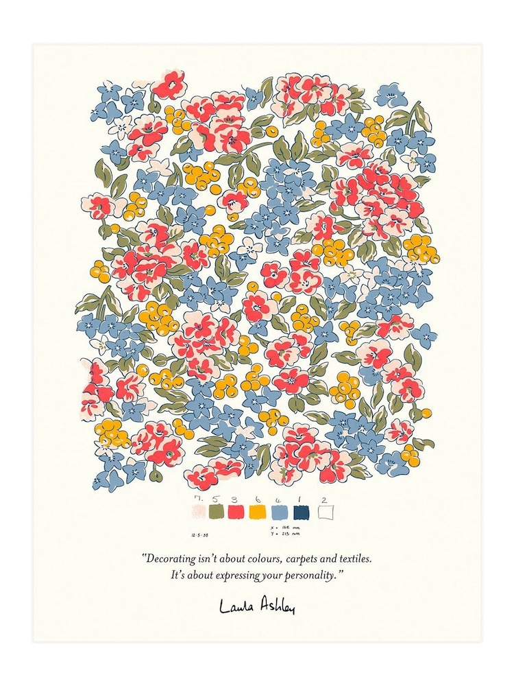 Laura Ashley White Northrop Bloom Large Frame - Image 4 of 4
