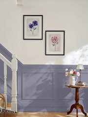 Laura Ashley Purple Anemone Floral 73 x 103 cm Medium Frame - Image 1 of 4