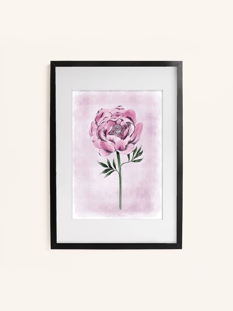Laura Ashley Pink Peony Floral 73 x 103 cm Large Frame - Image 2 of 4 Laura Ashley Pink Peony Floral 73 x 103 cm Large Frame - Image 2 of 4
