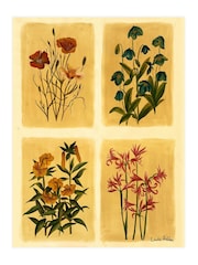 Laura Ashley Yellow Antique Flowers 73 x 103 cm Small Frame - Image 4 of 4