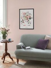 Laura Ashley Pink Rosemore 73 x 103 cm Medium Frame - Image 1 of 4