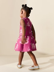 Red Floral Scuba Top and Skirt Set (3mths-7yrs) - Image 3 of 8