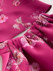 Red Floral Scuba Top and Skirt Set (3mths-7yrs) - Image 8 of 8