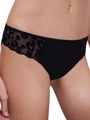 Chantelle Girls Leopard Brazilian Black Briefs - Bild 3 von 4