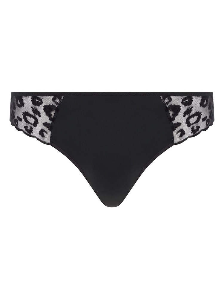 Chantelle Girls Leopard Brazilian Black Briefs - Bild 4 von 4