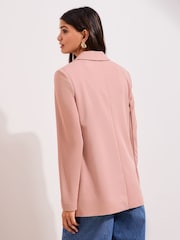 Friends Like These Pink Stretch Twill Blazer - Image 5 of 5