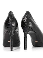 Dune London Black Assured High Heeled Pointed Courts - Image 6 of 6