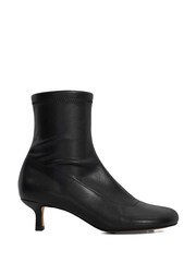 Dune London Black Outstanding Round Toe Sock Boot - Image 2 of 6