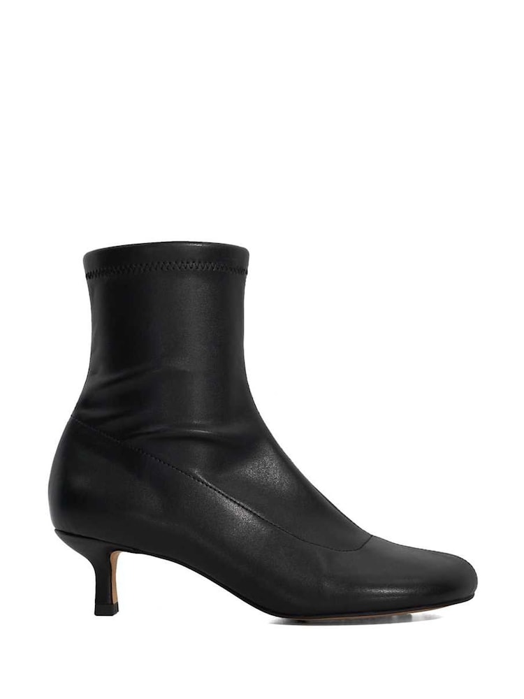 Dune London Black Outstanding Round Toe Sock Boot - Image 2 of 6 Dune London Black Outstanding Round Toe Sock Boot - Image 2 of 6