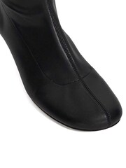 Dune London Black Outstanding Round Toe Sock Boot - Image 6 of 6