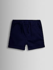 JoJo Maman Bébé Blue 2-Piece Shirt & Twill Shorts Set - Image 4 of 6