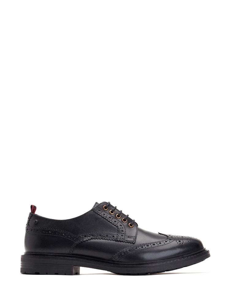 Base London Black Jagger Waxy Shoes - Image 1 of 4 Base London Black Jagger Waxy Shoes - Image 1 of 4