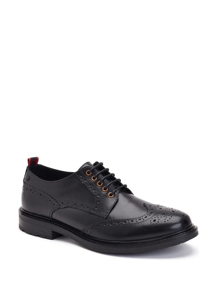 Base London Black Jagger Waxy Shoes - Image 2 of 4 Base London Black Jagger Waxy Shoes - Image 2 of 4