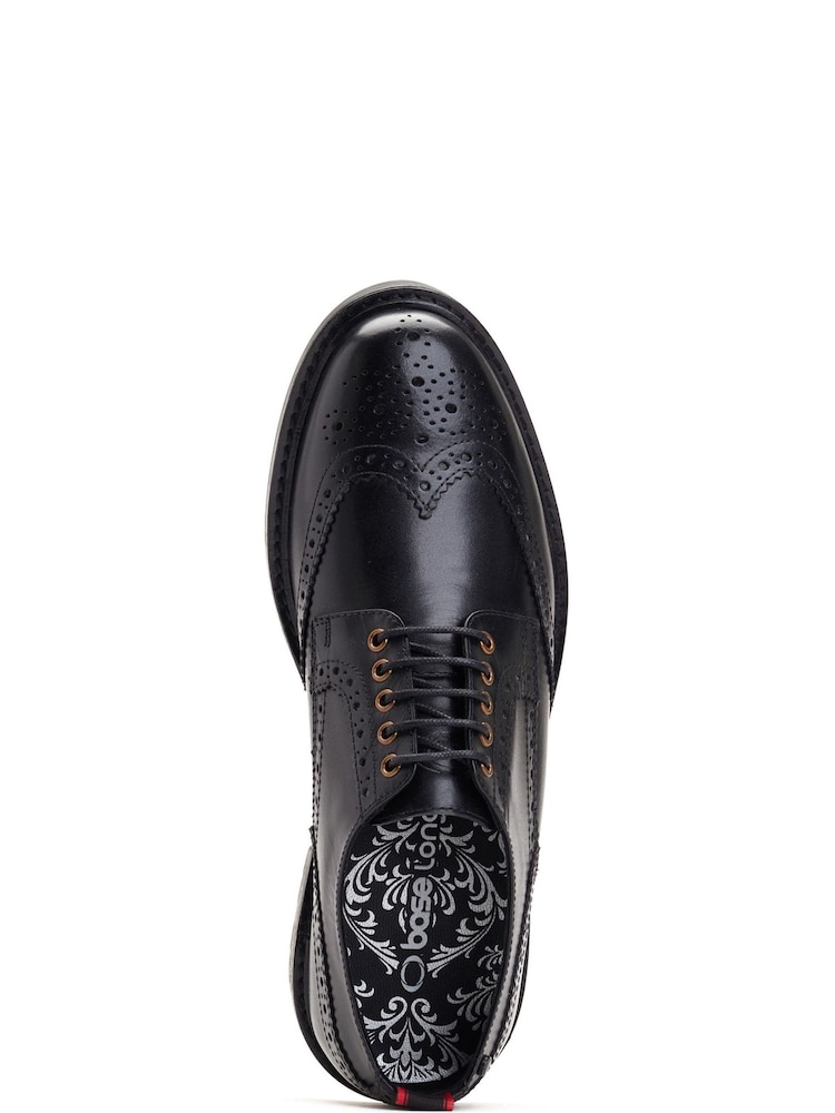 Base London Black Jagger Waxy Shoes - Image 4 of 4 Base London Black Jagger Waxy Shoes - Image 4 of 4